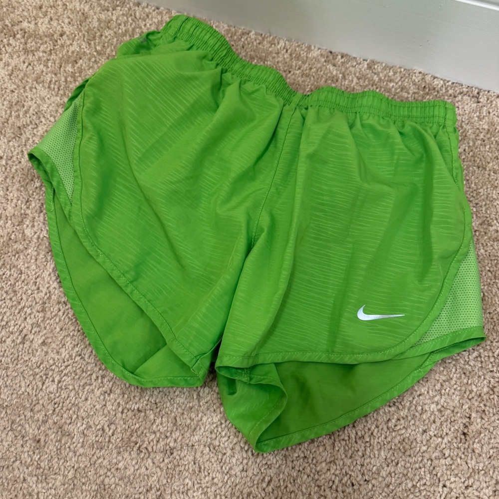 Nike Running Dri-Fit Shorts - Green, Size XS